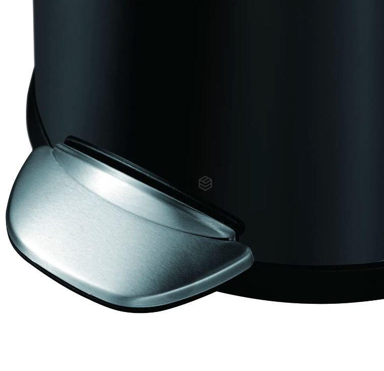 Papelera de Pedal 30L Negro EKO Belle Deluxe